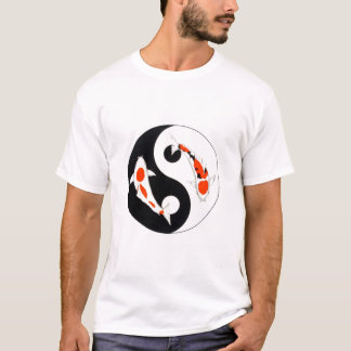 Camiseta Koi Kohaku e Taisho Sanke Yin Yang