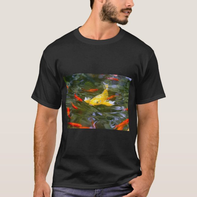 Camiseta Koi Laranja e Amarelo (Frente)