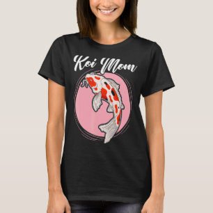 Camiseta Koi Mãe Japonês Koi Carp Nishikigoi Fish Mães
