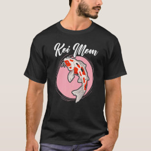Camiseta Koi Mãe Japonês Koi Carp Nishikigoi Fish Mães