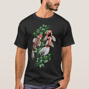 Camiseta Koi Pond Art I Love Koi Fish Watercolor