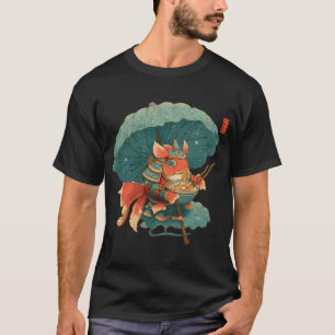 Camiseta Koi Samurai Ramen – Guerreiro Peixe Koi Fofo Emb