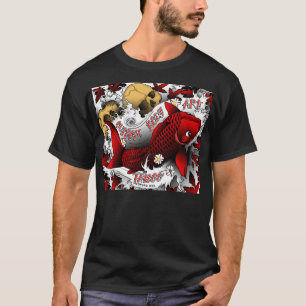 Camiseta koi vermelho
