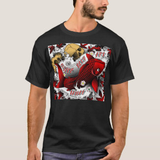 Camiseta koi vermelho