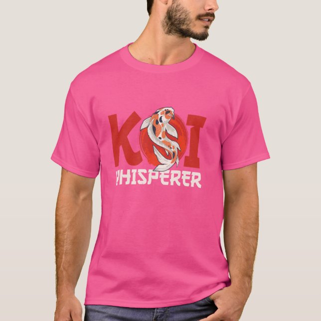 Camiseta Koi Whisperer - Peixe Japonês (Frente)