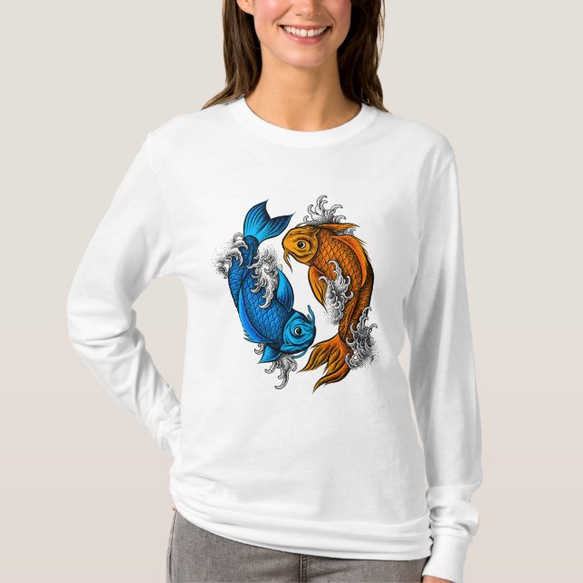 Camiseta Koi Ying Yang (Frente)