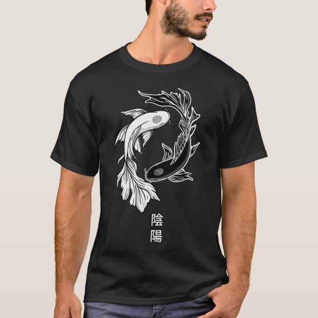 Camiseta koi yinyang (Frente)
