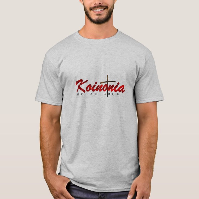 Camiseta Koinonia - bosque do oceano (Frente)