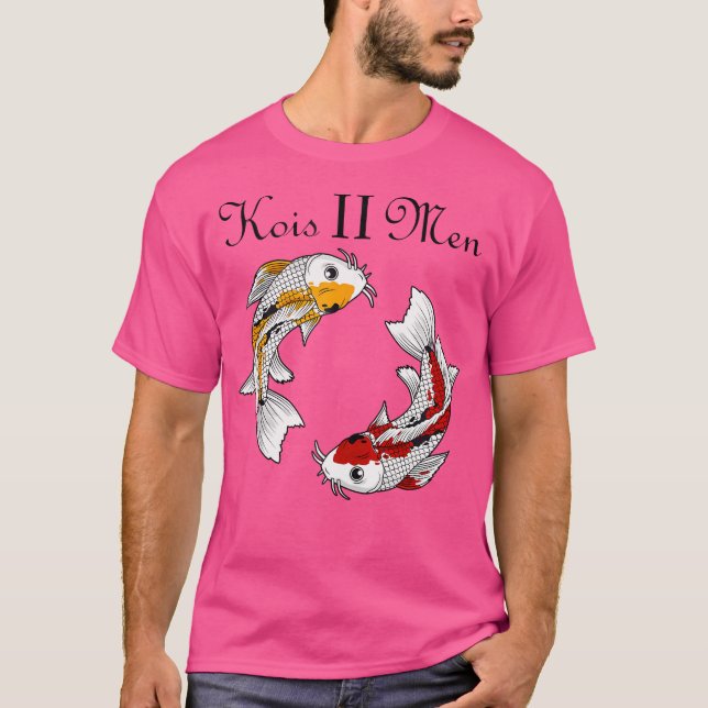 Camiseta Kois Ii Men Fish Carp Yin E Yang Rb Group Funny (Frente)