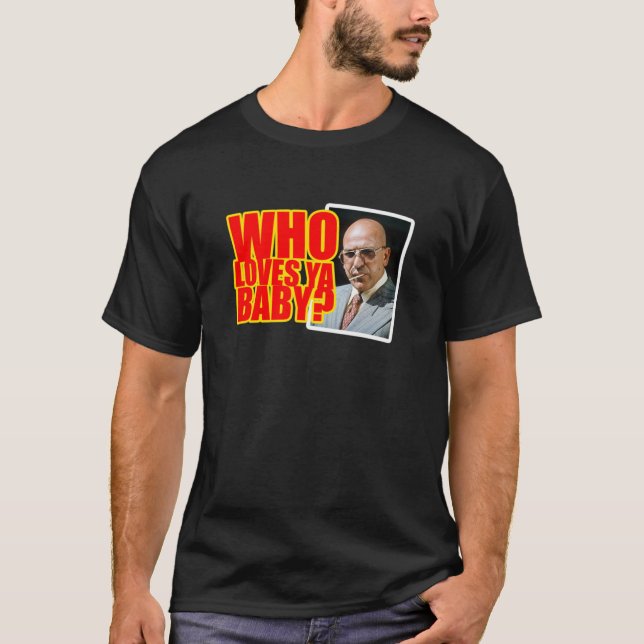 Camiseta Kojak - Whos Loves Ya Fitted  (Frente)