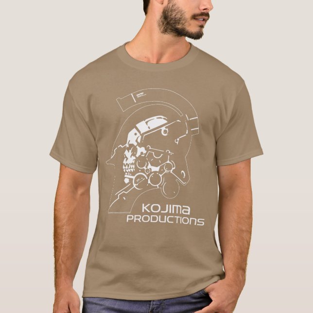 Camiseta Kojima Productions White Video Gaming Merch friend (Frente)