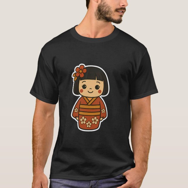 Camiseta Kokeshi-chan (Frente)
