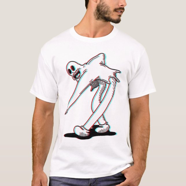 Camiseta Koko O Palhaço Ghost Glitch Dança (Frente)