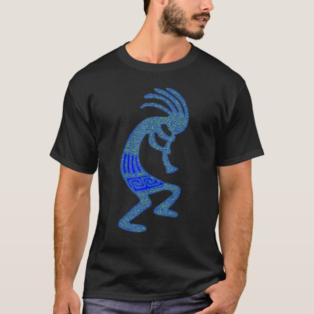 Camiseta kokopelli Art nativo americano 3 (Frente)