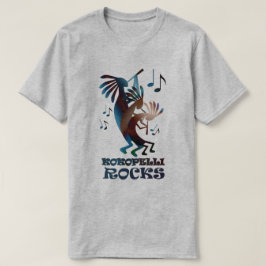 Camiseta Kokopelli Dance Musical Basic Cinza T