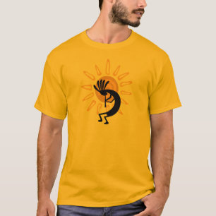 Camiseta Kokopelli Dourado Mens Tshirt