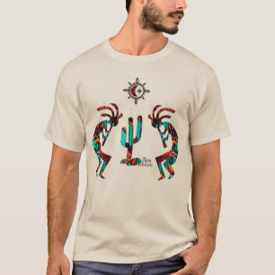 Camiseta Kokopelli E Cactus