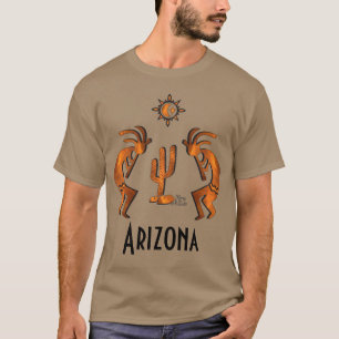 Camiseta Kokopelli E Cactus