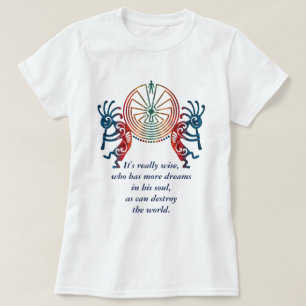 Camiseta KOKOPELLI/HOMEM NO LABIRINTO + seu texto