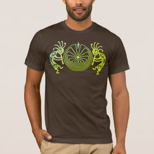 Camiseta KOKOPELLI / MAN IN THE MAZE green + suas ideias