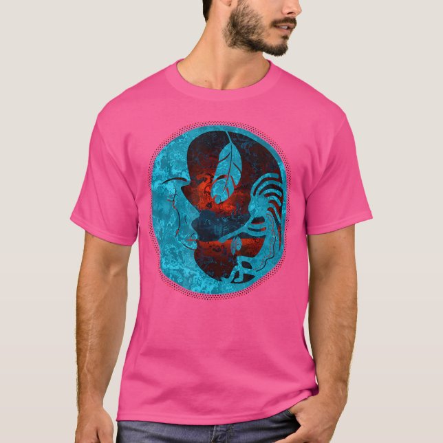 Camiseta Kokopelli Plays For The Moon 3 Fan Fun (Frente)