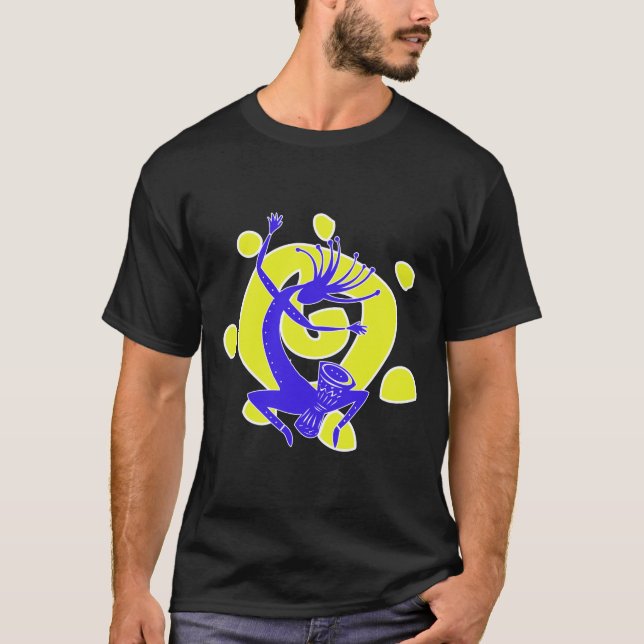Camiseta Kokopelli Sun Drummer (Frente)