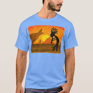Camiseta Kokopelli Sunset