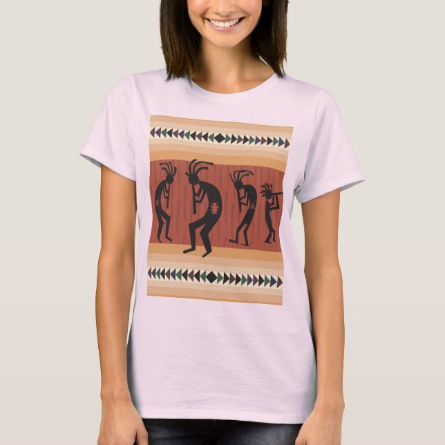 Camiseta Kokopelli Tribal Design (Frente)