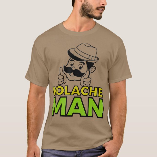 Camiseta Kolache Man República Checa (Frente)
