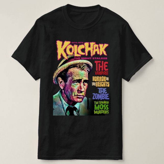 Camiseta Kolchak The Night Stalker, estilo 1 do HomeStudio (Frente do Design)
