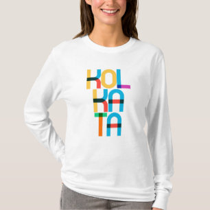 Camiseta Kolkata India Pop Art Letters