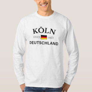 Camiseta Koln (Colônia) Coordenadas de Alemanhas Alemãs