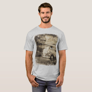 Camiseta Kombi Microbus Antigo, Festival Wanderlust,