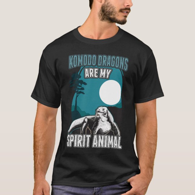Camiseta Komodo Dragon are my spirit animals Komodowaran (Frente)