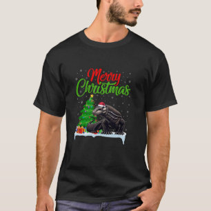 Camiseta Komodo Dragon Árvore de Natal Luz Xmas Komodo Dr.