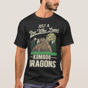 Camiseta Komodo Dragon Boy Komodo Dragon Monitor Lizard