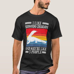 Camiseta Komodo Dragon Lizard Animal Reptile Bearard Lizard