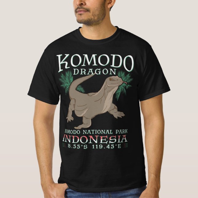 CAMISETA KOMODO DRAGON - O MAIOR LAGARRO. (Frente)