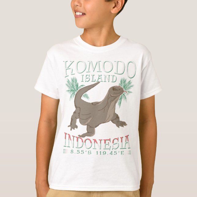 CAMISETA KOMODO DRAGON - O MAIOR LAGARRO DO MUNDO. (Frente)