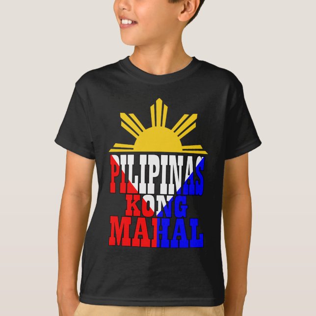Camiseta kong 3 mahal dos pilipinas (Frente)
