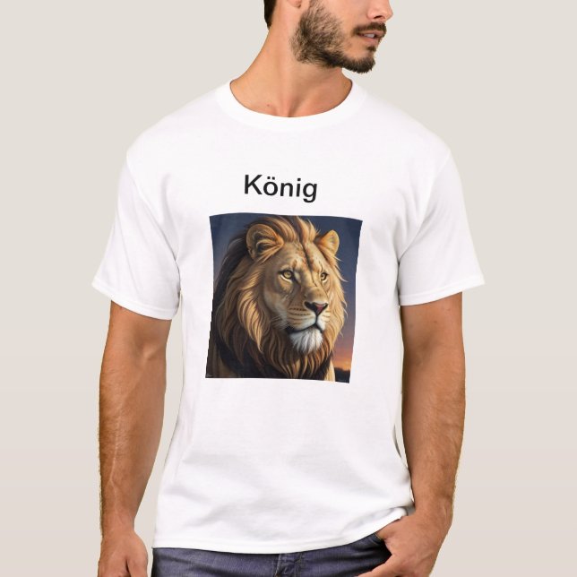 Camiseta König der Savanne (Frente)