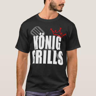 Camiseta König des Grills Krone Gillbesteck