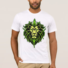Camiseta Königlicher Löwe – Neon Power