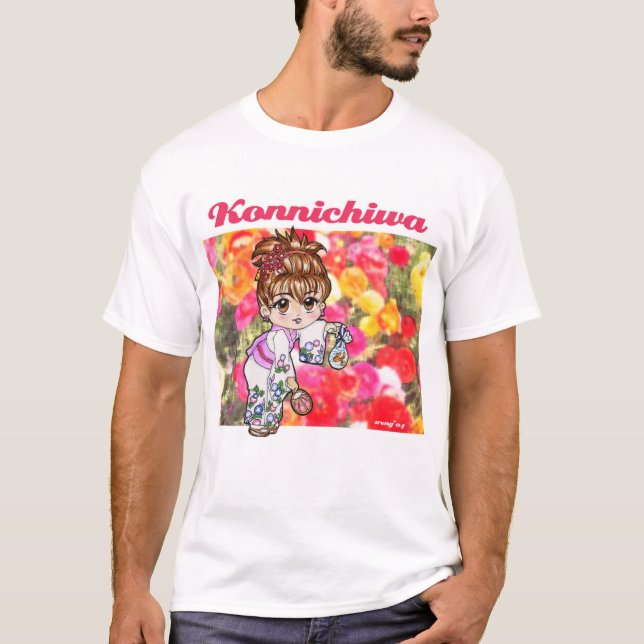 Camiseta konnichiwa (Frente)