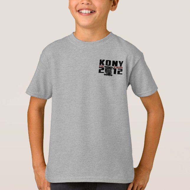 Camiseta Kony 2012 - Pare em nada (Frente)