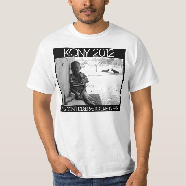 Camiseta KONY 2012 - Pare o medo (Frente)