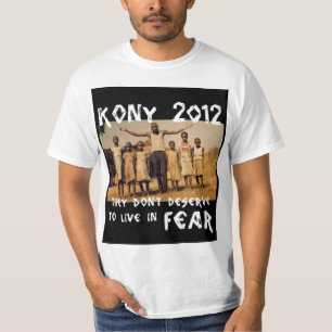 Camiseta KONY 2012 - Pare o preto do medo