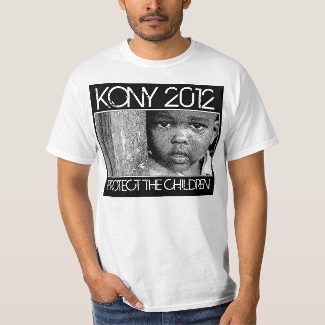 Camiseta KONY 2012 - Proteja as crianças (Frente)
