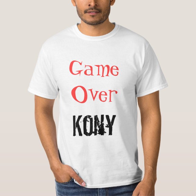 Camiseta Kony Game Over Kony T-shirt (Frente)