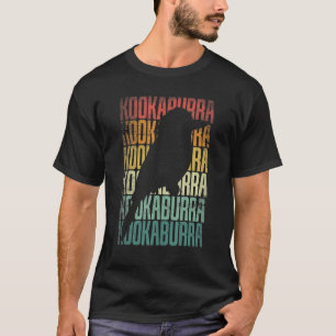 Camiseta Kookaburra Birder Birdwatcher Ornithology Silhouet